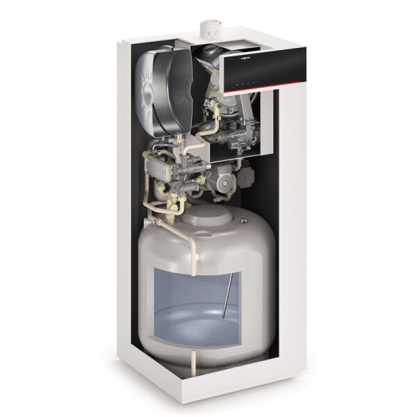 Paket Gas-Brennwerttherme Viessmann Vitodens 222-F 11,0 KW