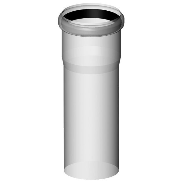 Almeva Abgassystem Abgasrohr 250 mm DN 110 Kunststoff PPH einwandig